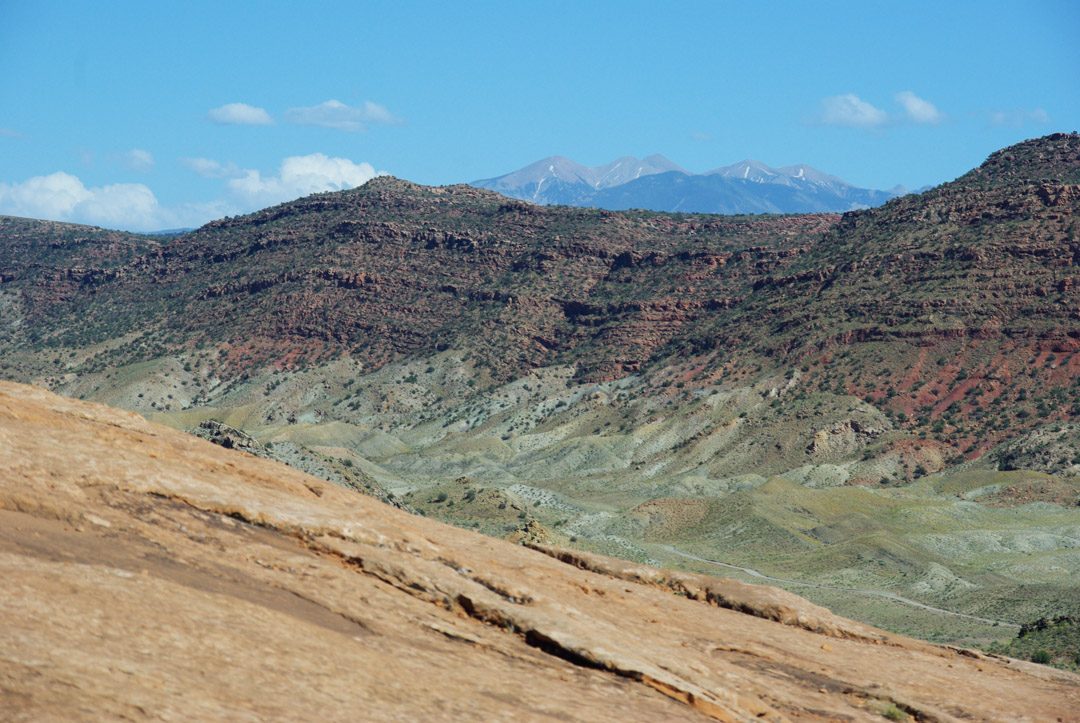 montagnes vertes - Arches National Park - Utah