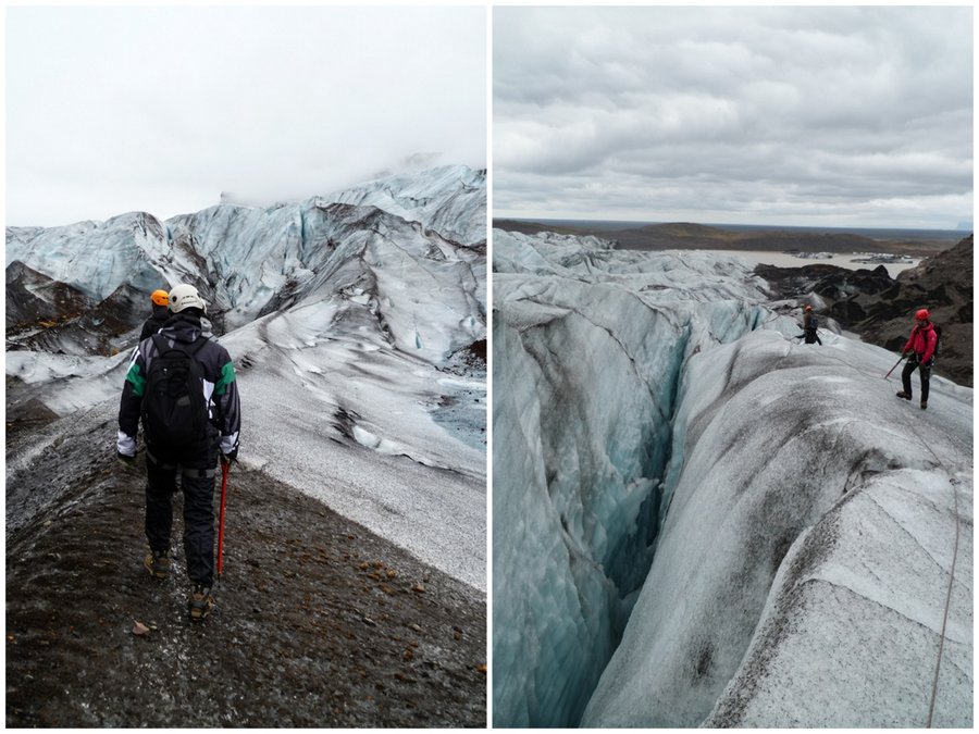 randonnée sur le glacier de Svinafellsjokull en Islande