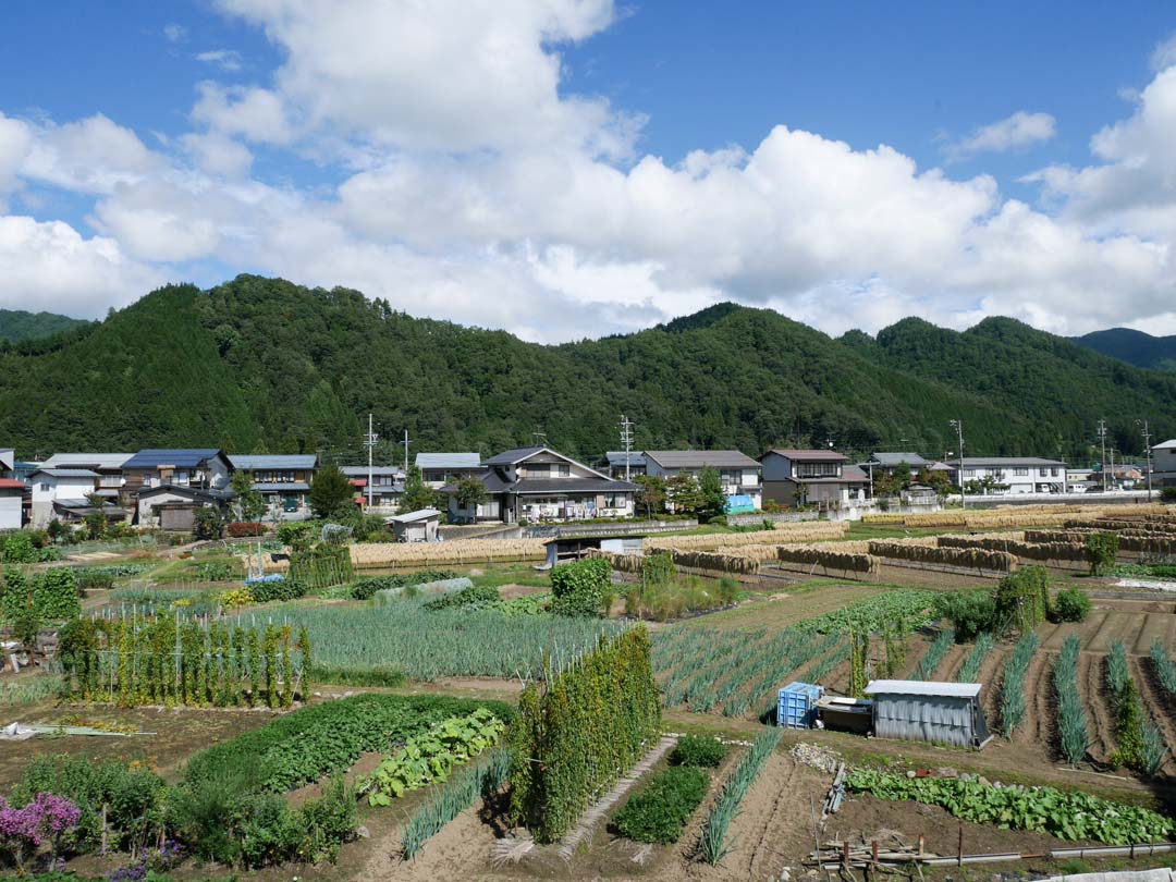 Exploitations agricoles autour d'Hida Furukawa