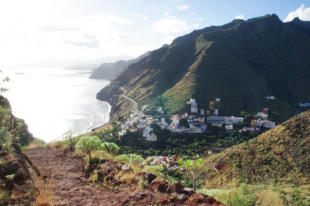 Panorama sur le village de San Andres - Tenerife