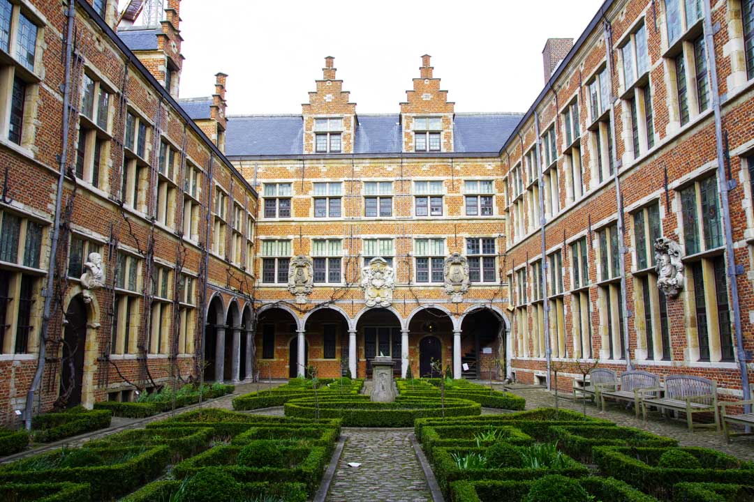 Cour de la maison Plantin Moretus - Anvers