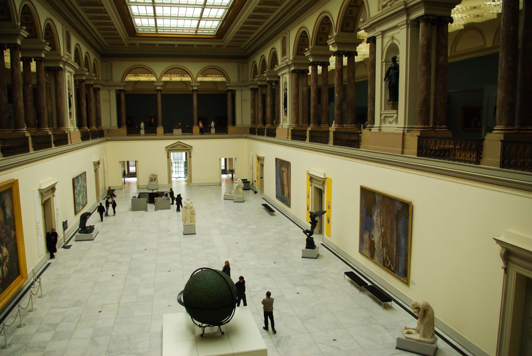 Intérieur du musée royal des Beaux Arts
