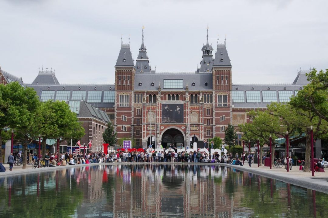 Façade principale Rijksmuseum à Amsterdam