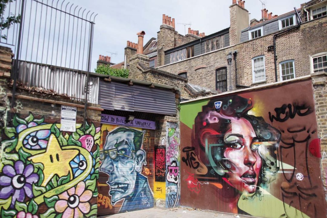 Street Art autour de Brick Lane - Shoreditch - East London
