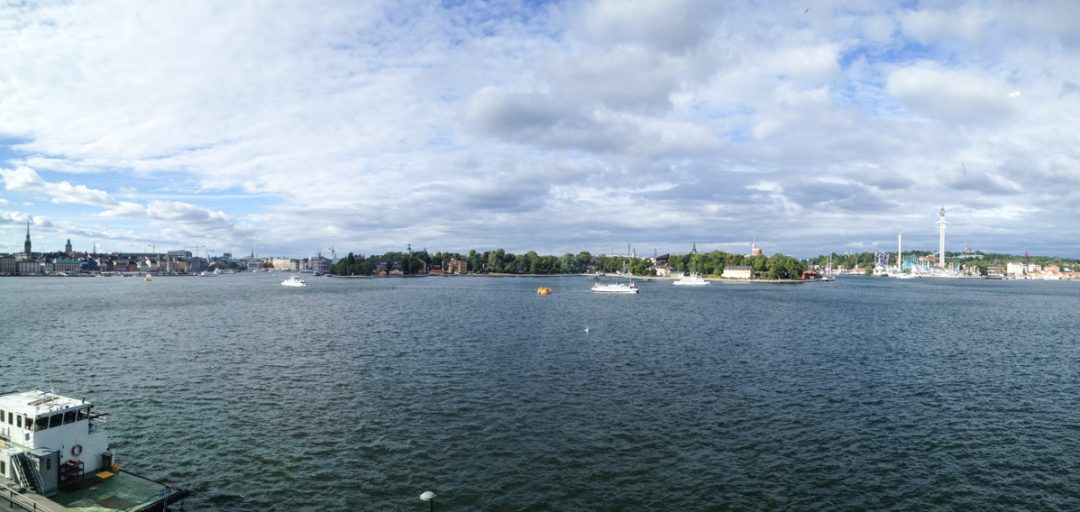 Point de vue sur Stockholm depuis le restaurant du Fotografiska