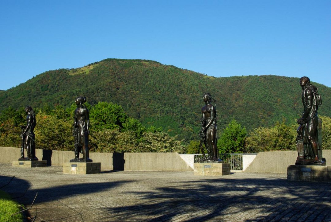 Statues de Bourdelle au musée en plein air d'Hakone