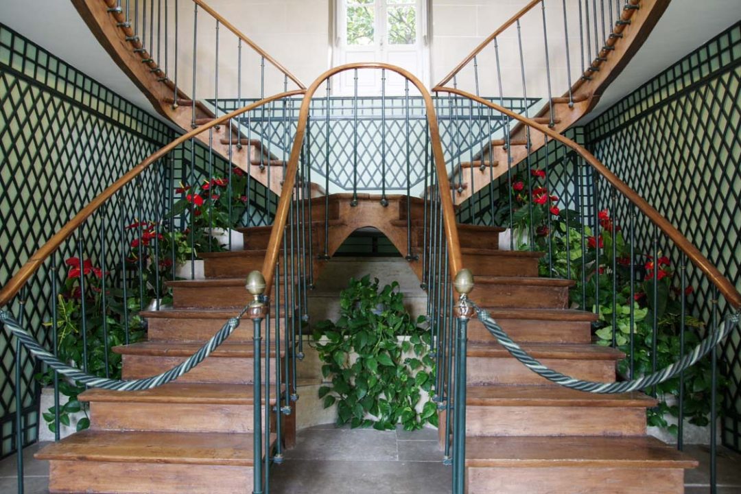 Double escalier - maison de chateaubriand