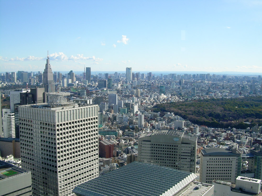 Panorama sur Tokyo depuis la mairie