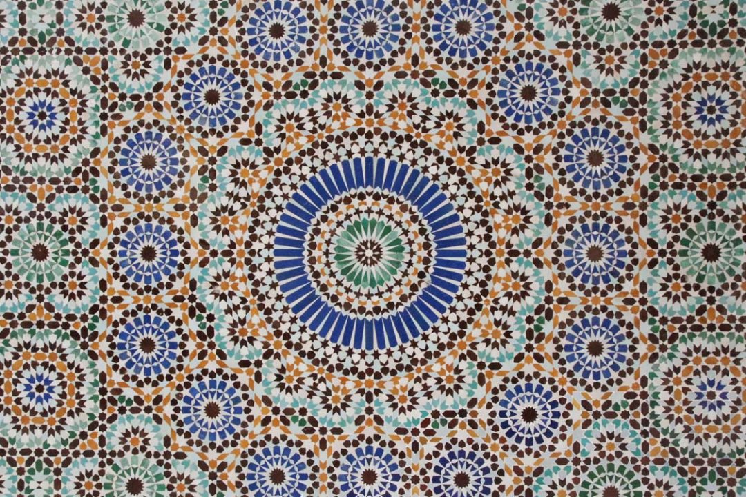 Mosaique - mosquée de Paris