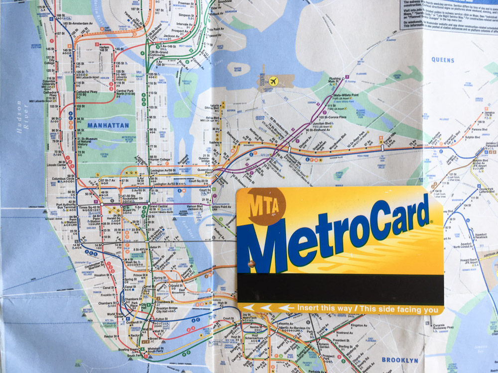 plan metro newyork et metrocard