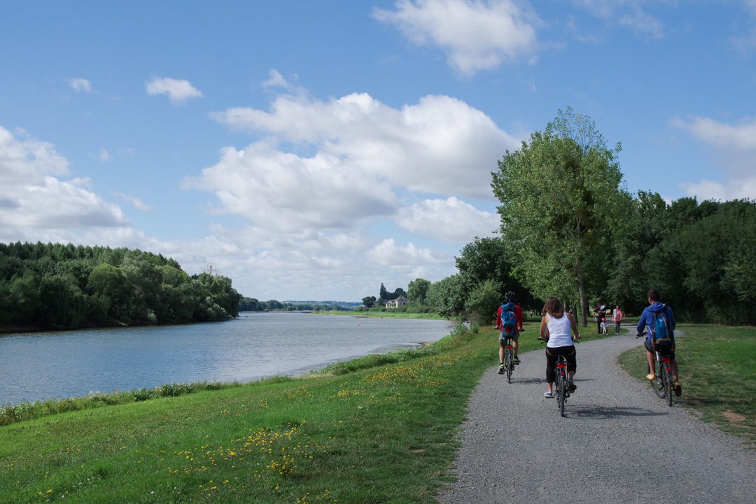 La Loire à Vélo près d'Angers