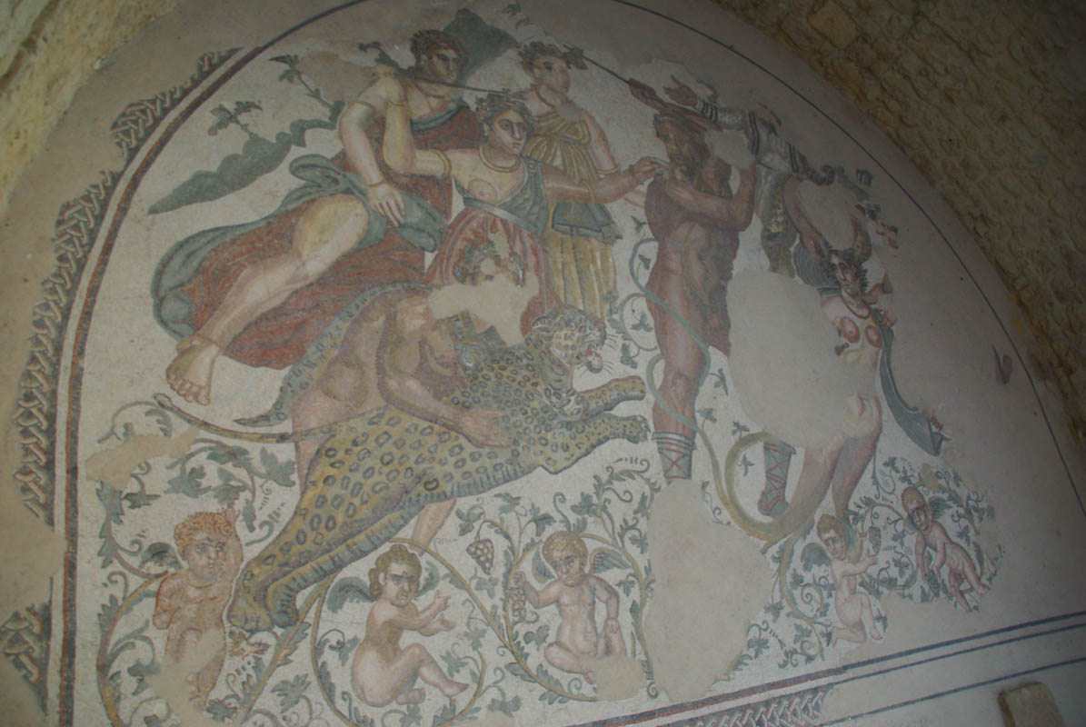 mosaique du Triclinium de la villa romana del casale