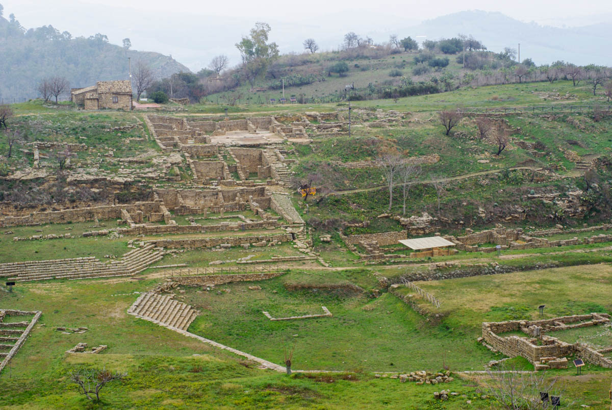 fouilles de Morgantina - Sicile