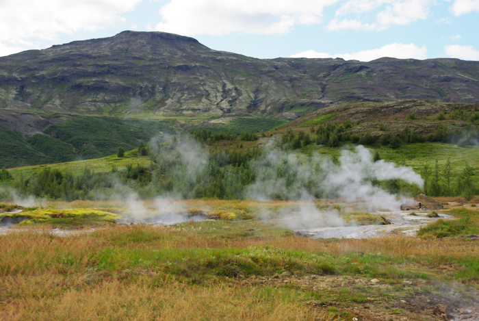 site géothermique de Geysir en Islande