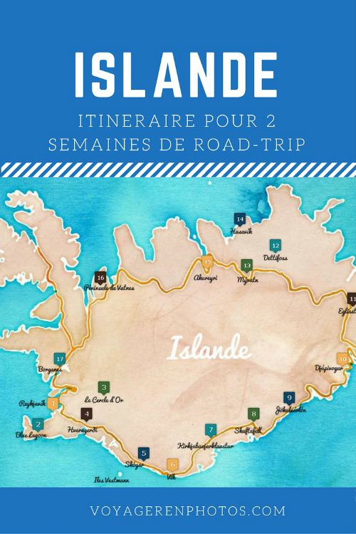 Itinéraire de 2 semaines en Islande pour un road-trip sur la route 1