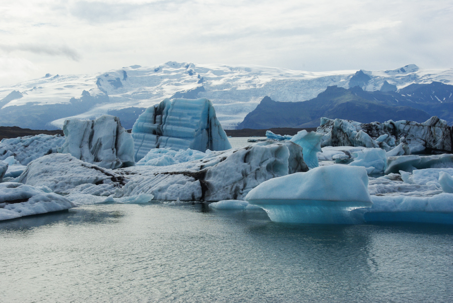 Des icebergs dans la lagune du Jökulsárlón - Islande