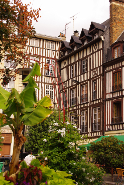 façades à colombages - centre ville de Rouen