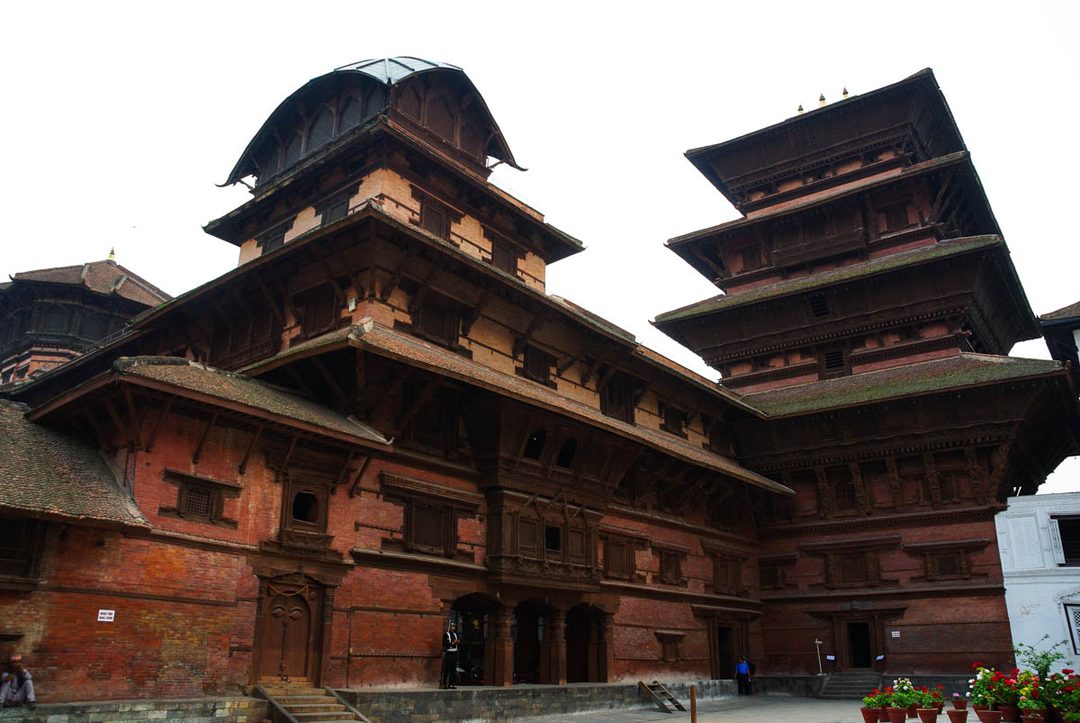 le palais de la Kumari à Katmandou