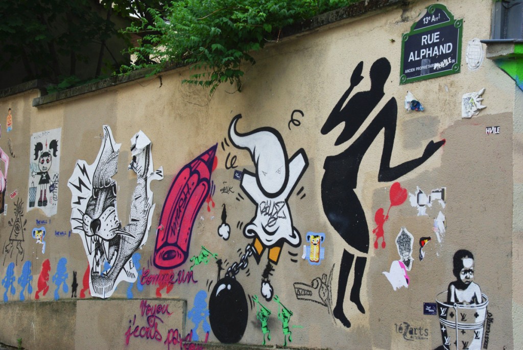 street art rue Alphand