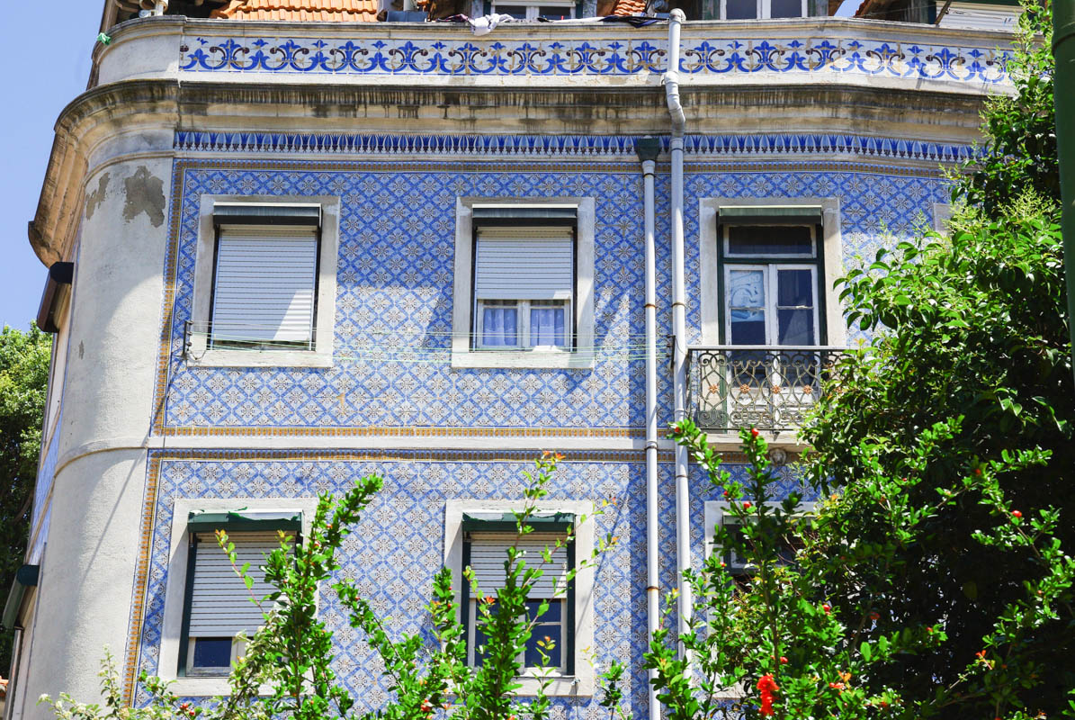 maison de l'Alfama recouverte d'azulejos - Lisbonne
