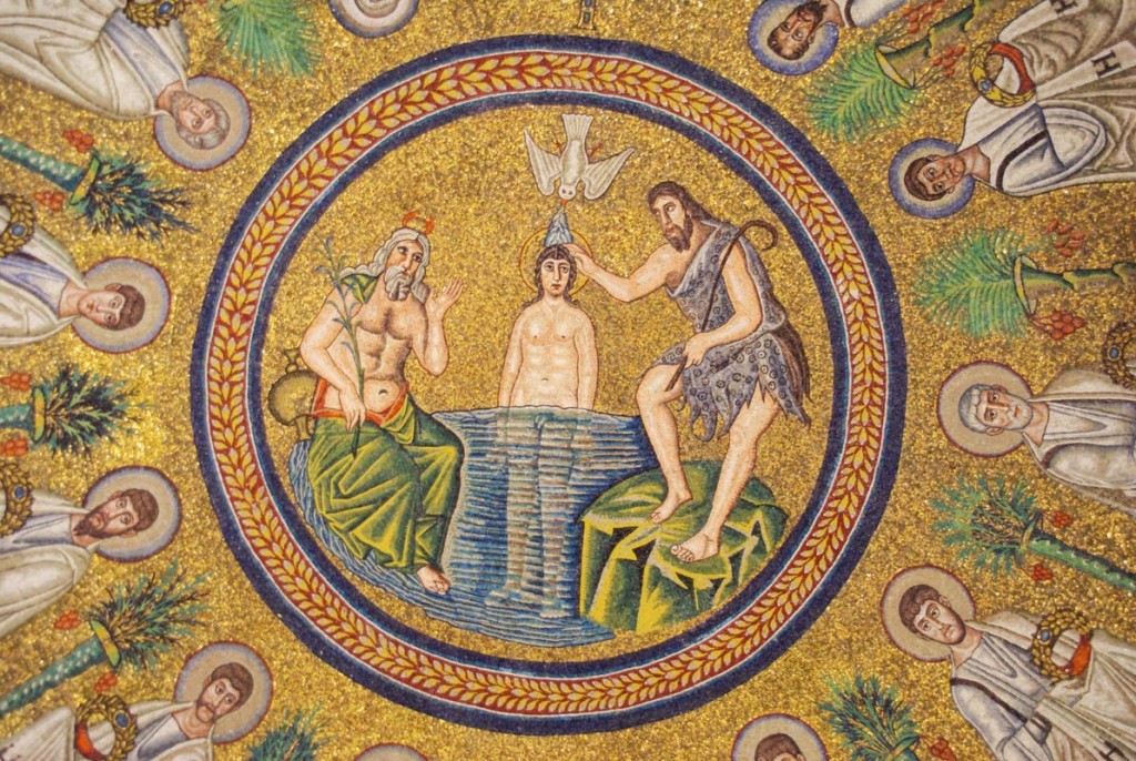 Mosaique du baptisteres des Ariens