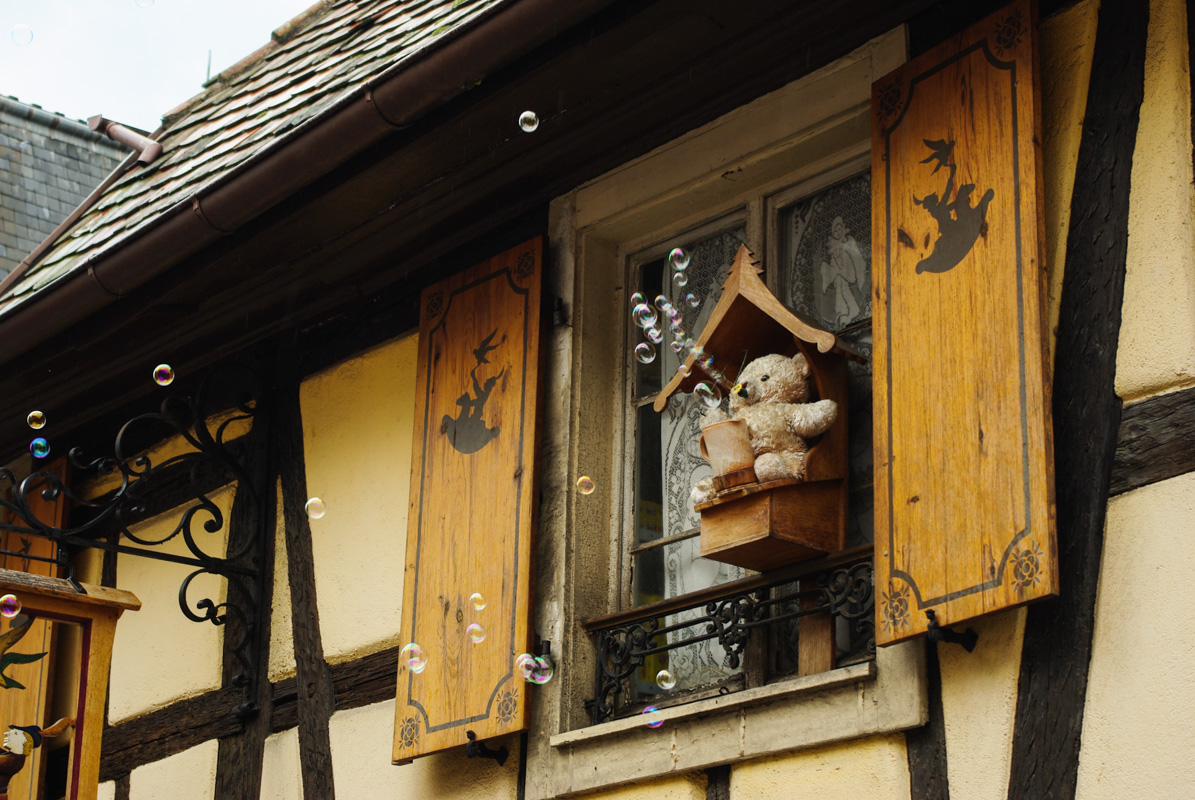 maison à colombages décorée - Kaysersberg