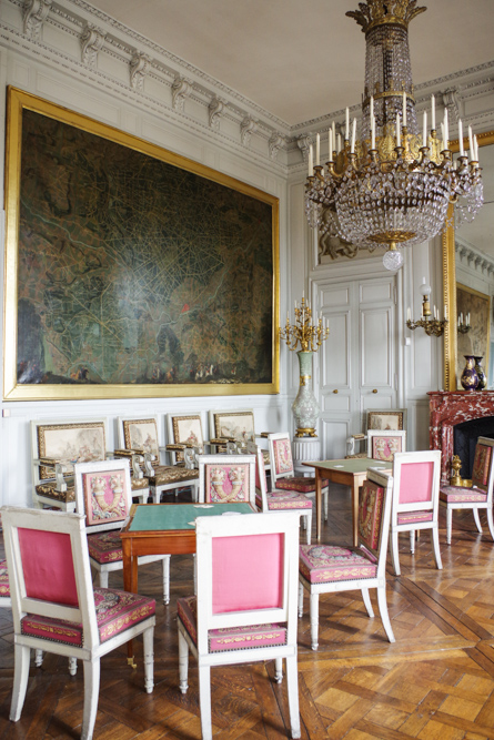 salon des cartes - château de Compiègne