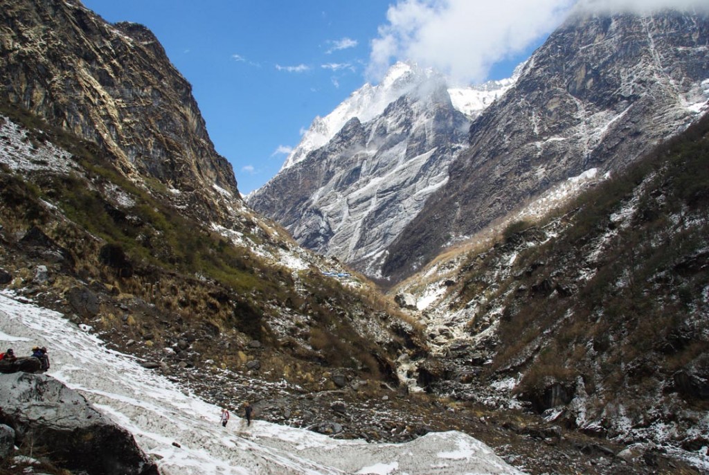 Trek des Annapurnas - l'arrivée sur Deurali