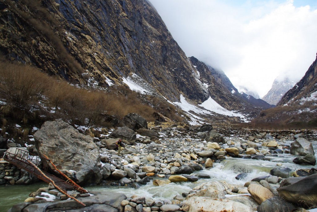 trek sanctuaire des Annapurnas, entre Deurali et MBC
