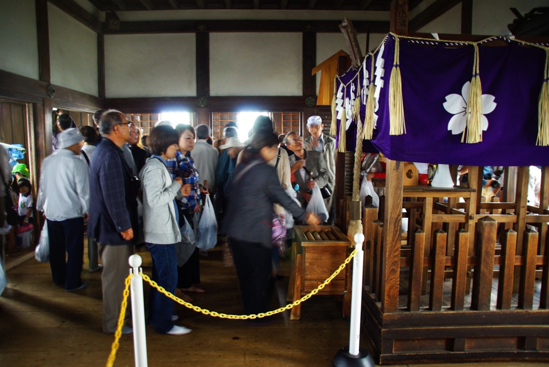 dernier étage du château d'Himeji