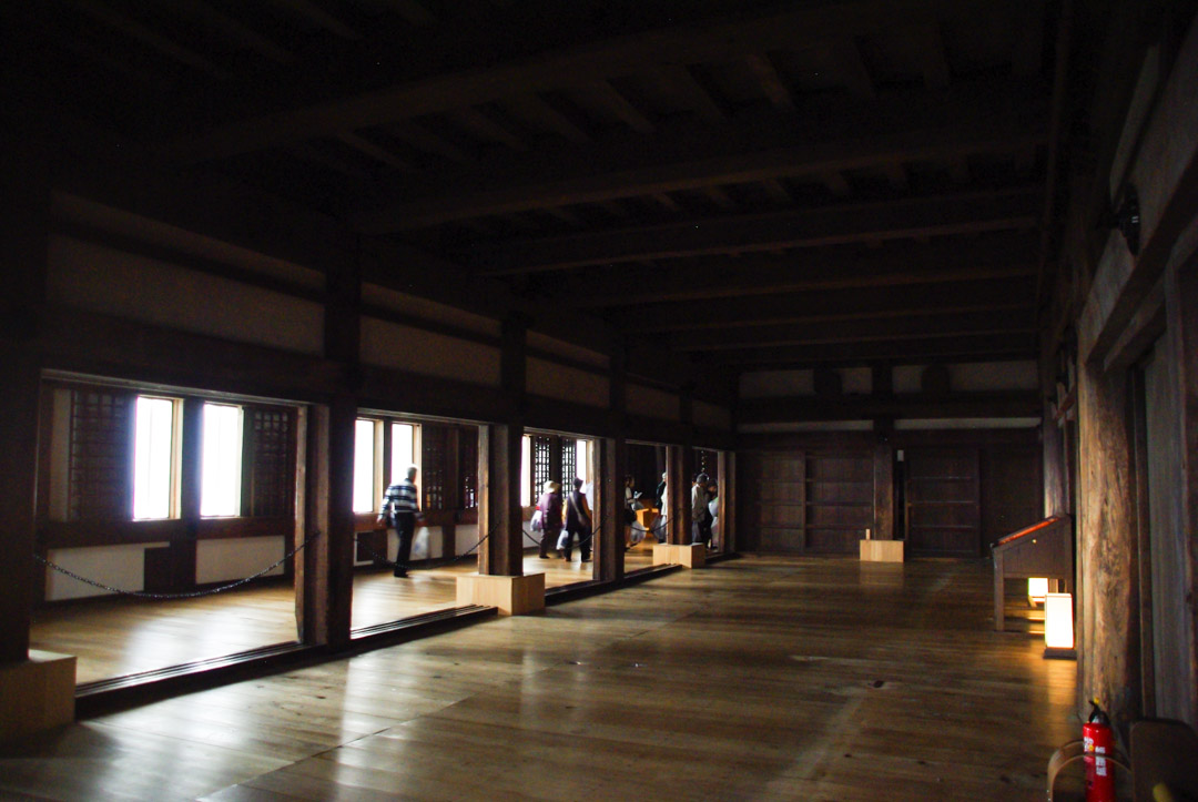 intérieur du château d'himeji