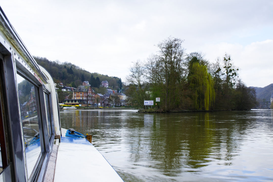 Bord de la meuse à Dinant