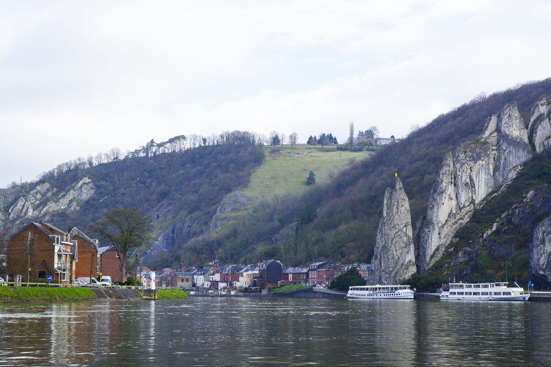 Bord de la meuse à Dinant