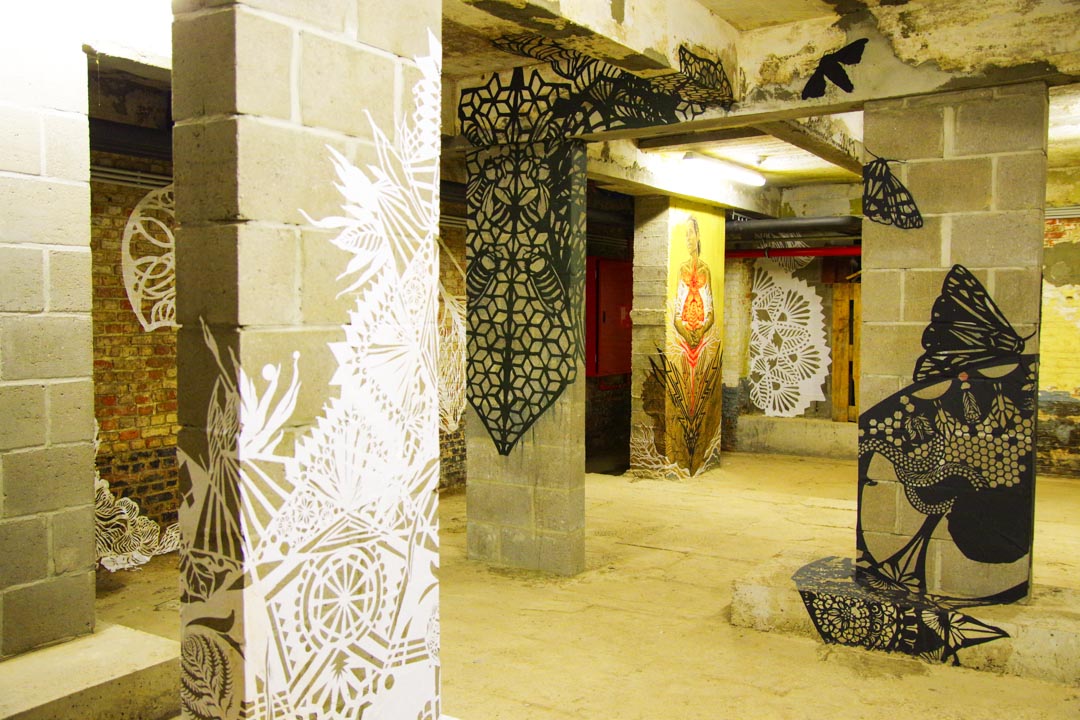 exposition dans la cave du MIMA