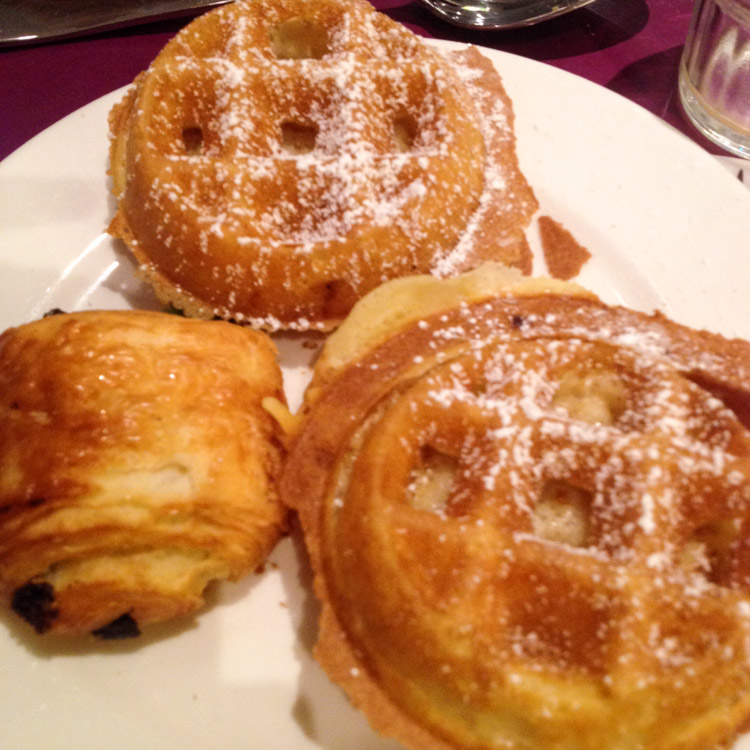 gaufres au petit déjeuner