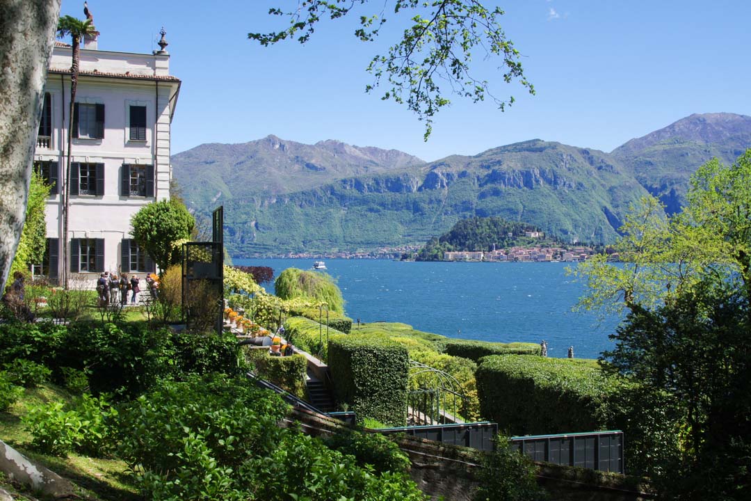 La villa Carlotta au bord du lac de Côme