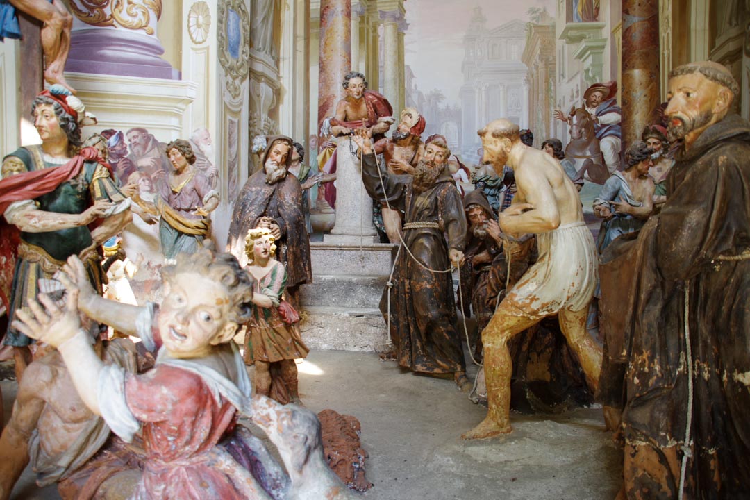 Statues de saint François d'Assise - Sacro Monte d'Orta