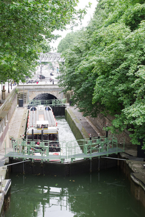 entrée du Canal Saint Martin - Paris