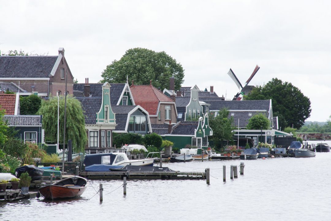les moulins de Zaanse Schans aux Pays-Bas