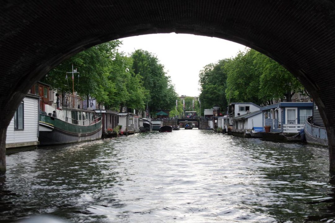 Balade sur les canaux d'Amsterdam