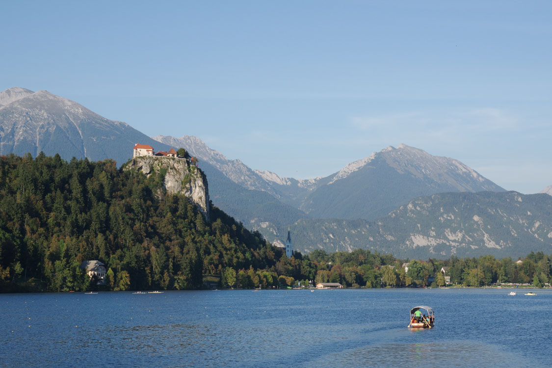 lac de Bled, et vue sur son chateau