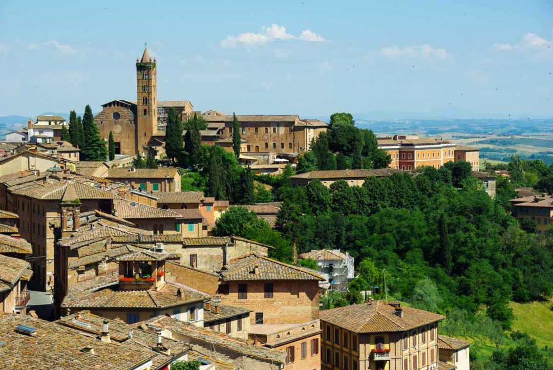 Panorama sur la ville de Sienne
