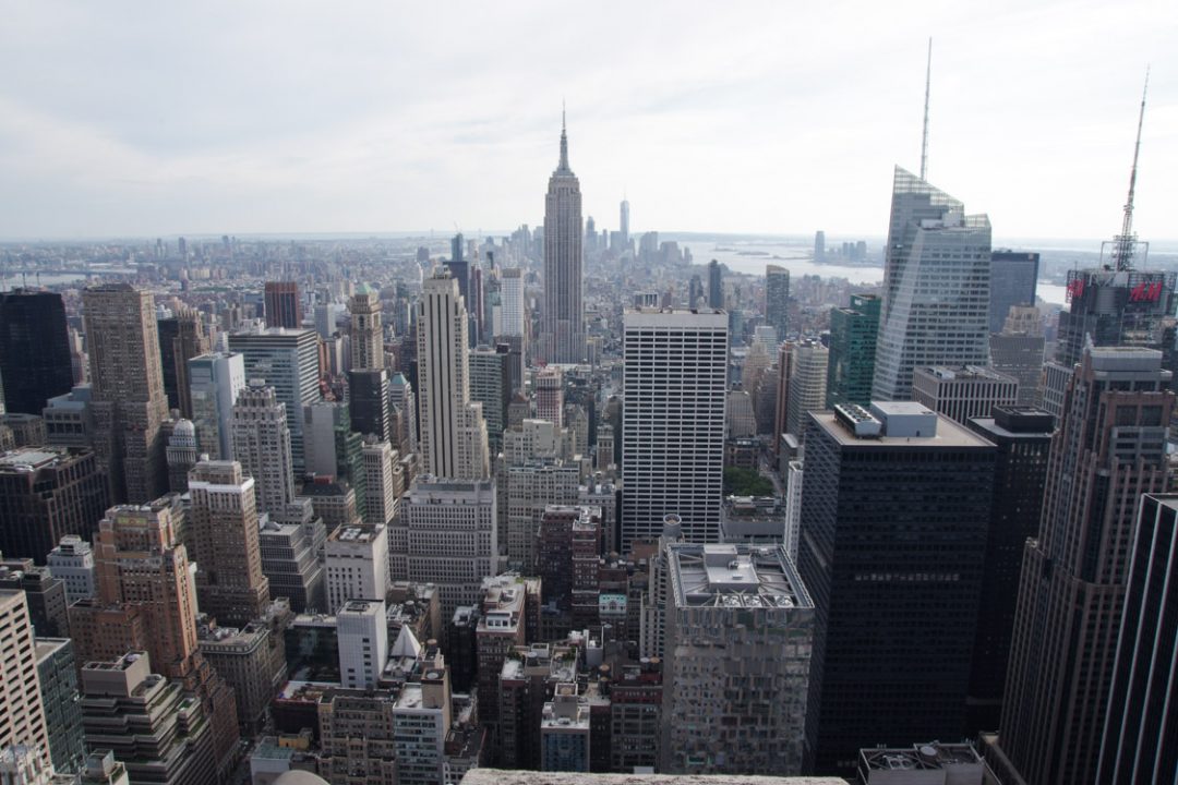 Manhattan et l'Empire State Building vu depuis le Top of the Rock