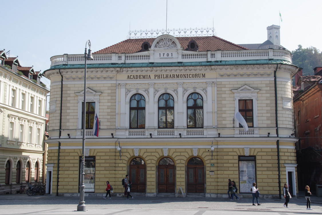 le bâtiment de la philharmonie slovène