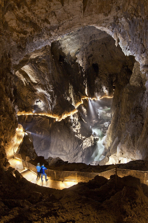 Canyon souterrain de Skocjan en Slovénie