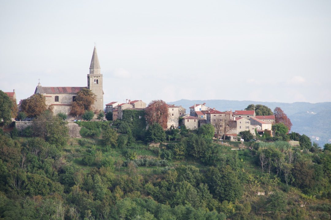village de Groznjan en Croatie