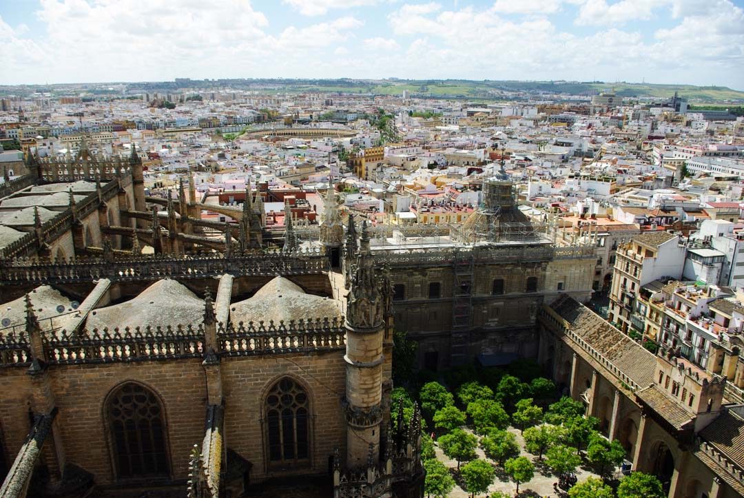 Toit de la cathédrale de Seville