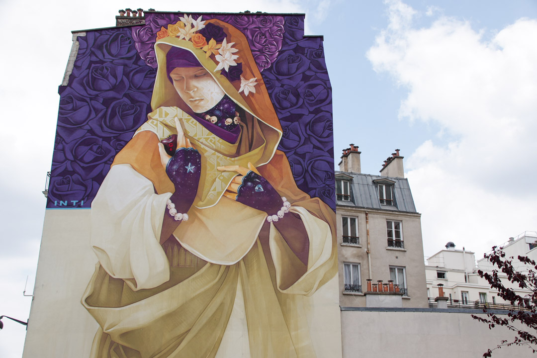 Fresque street art Init Paris 13