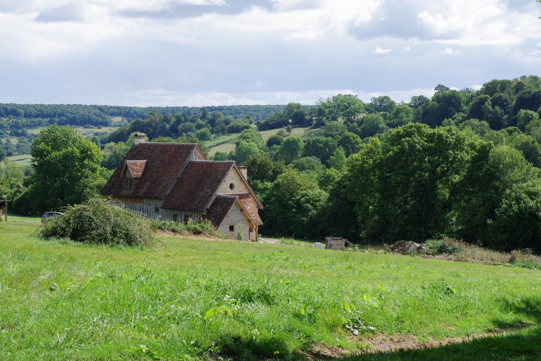 panorama sur le bocage normand - orne
