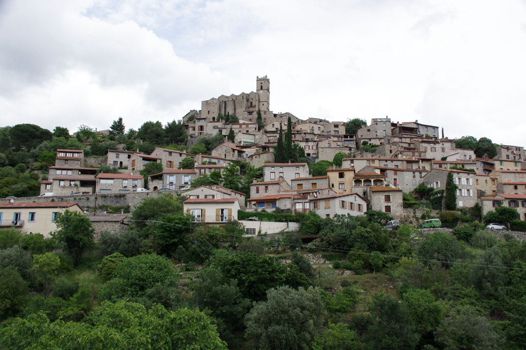 Panorama sur le village d'Eus
